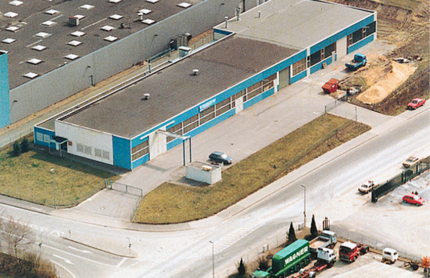 Firmensitz W. Rausch Luftaufnahme